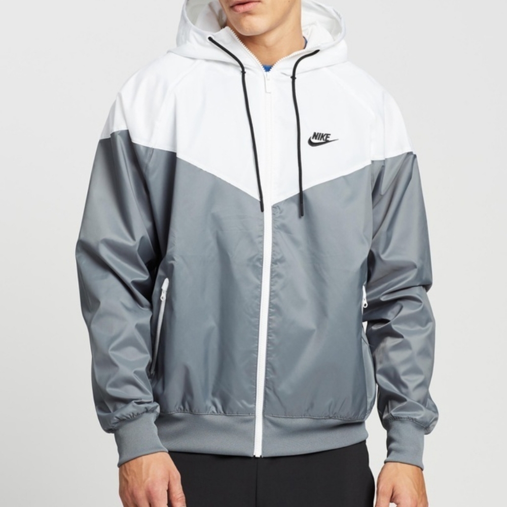 NWT Nike Street Style Bi-Color RainCoat Nylon Jacket